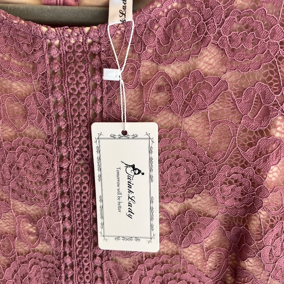 Twink Lady XL mauve dress - Picture 3 of 3